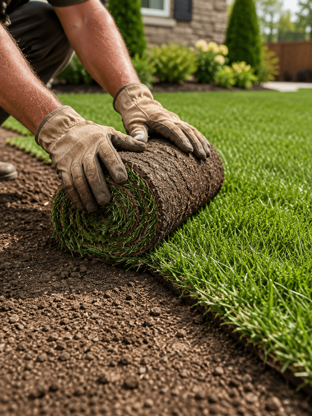 Sod work