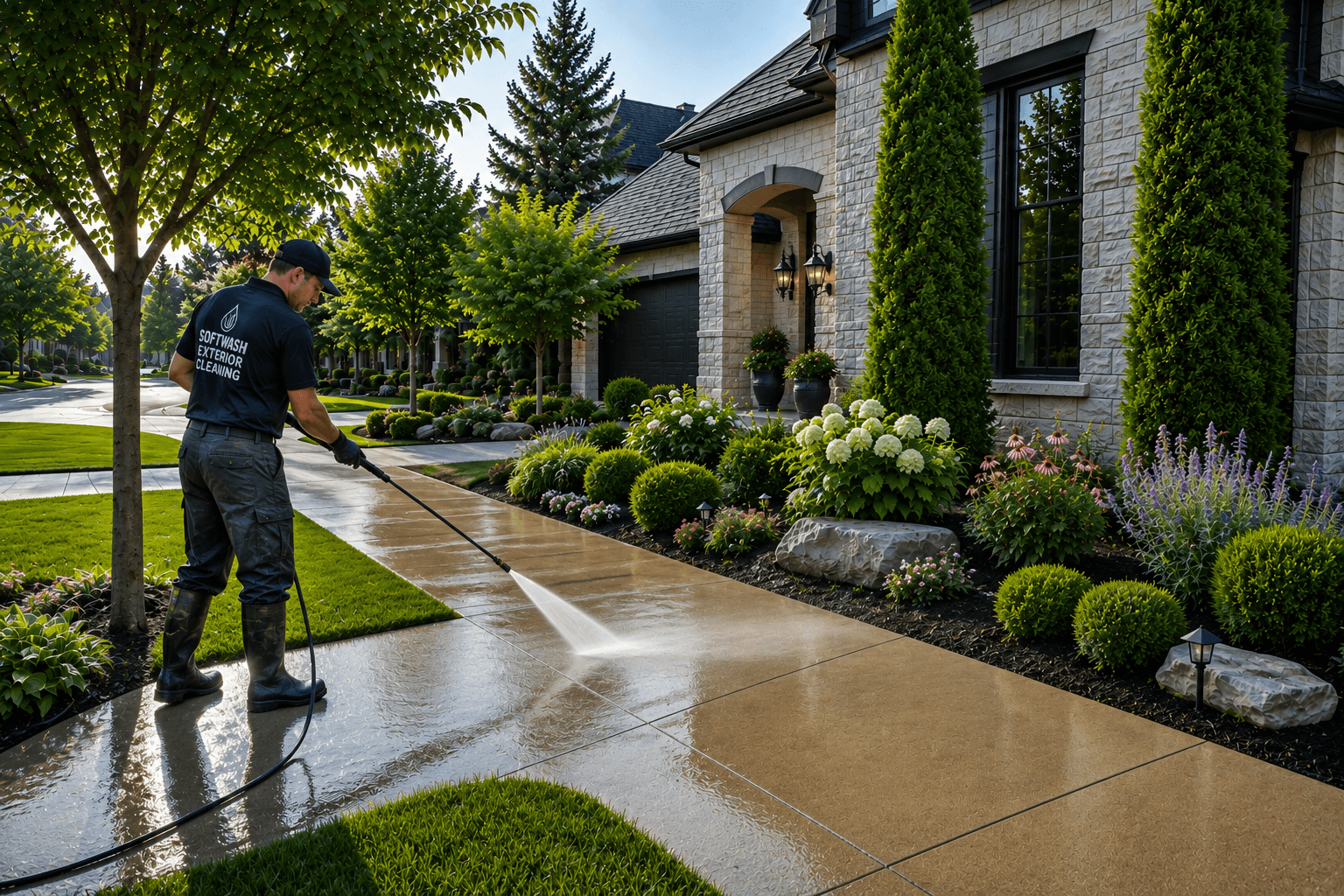 Power washing