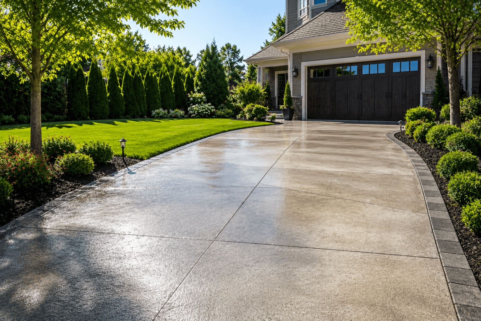 Clean driveway